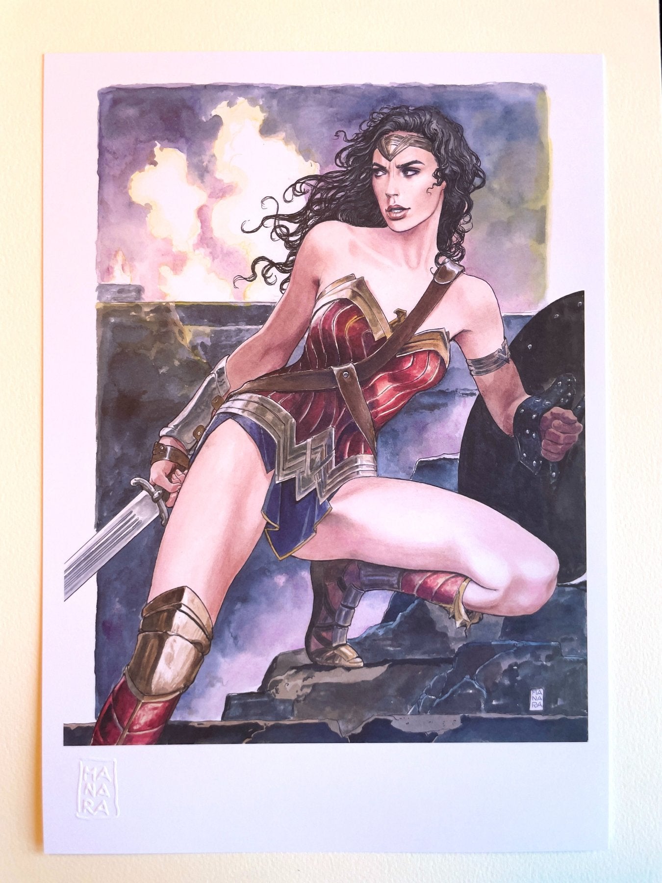 Milo Manara - Wonder Woman (Gal Godot)