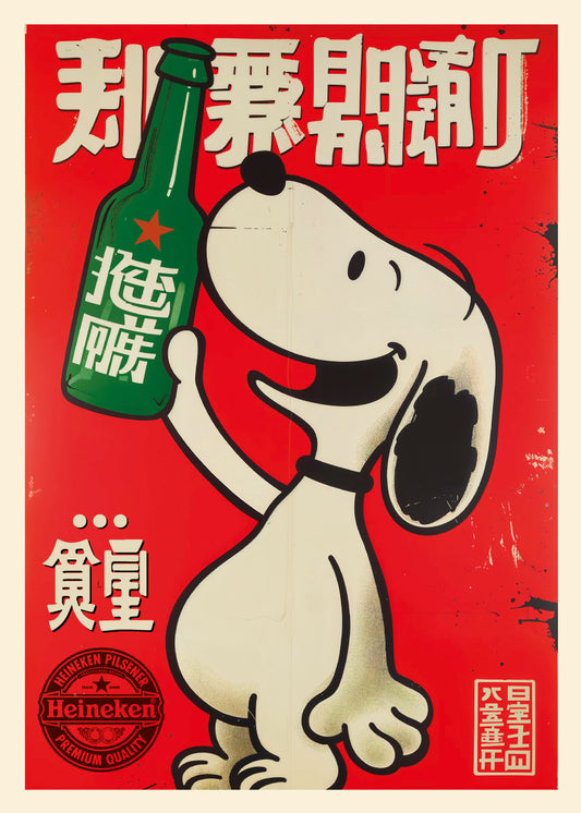 Heineken Snoopy (Kobalt)