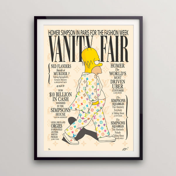 Homer's Fashion Week (Vanity Fair)