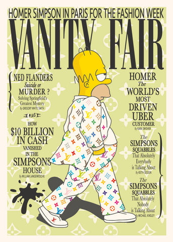 Homer's Fashion Week - Vanity Fair (green)