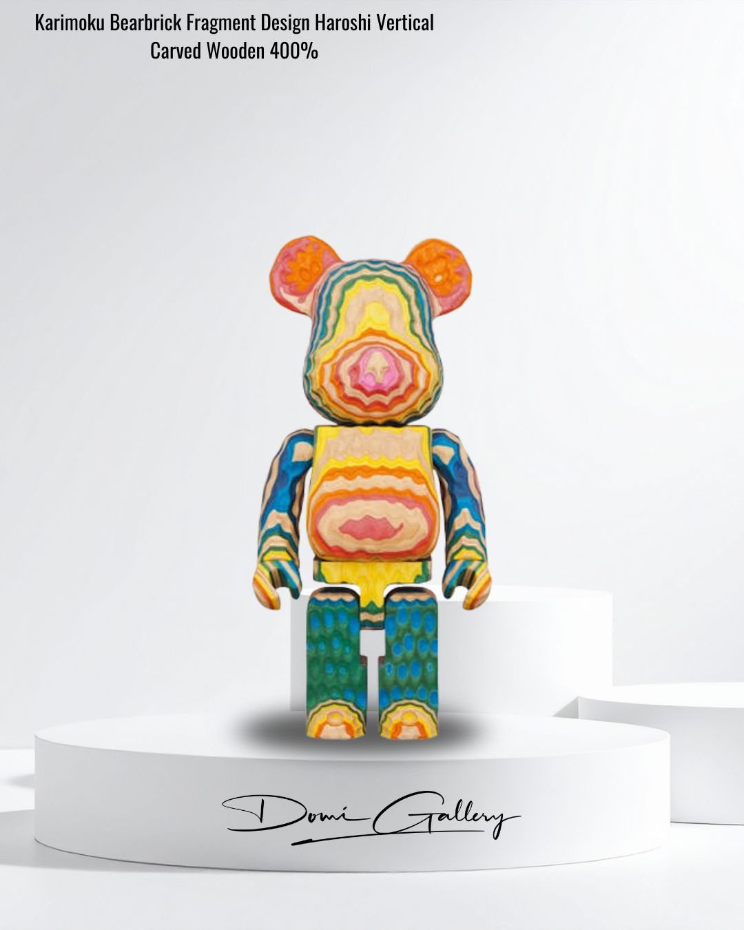 Fragment Wood Mosaic - Bearbrick