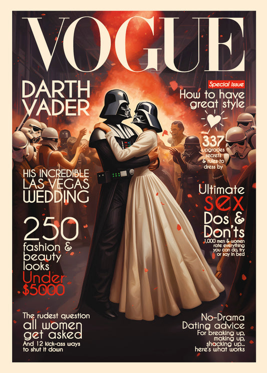 Darth Vader Wedding (Vogue Edition) -Kobalt