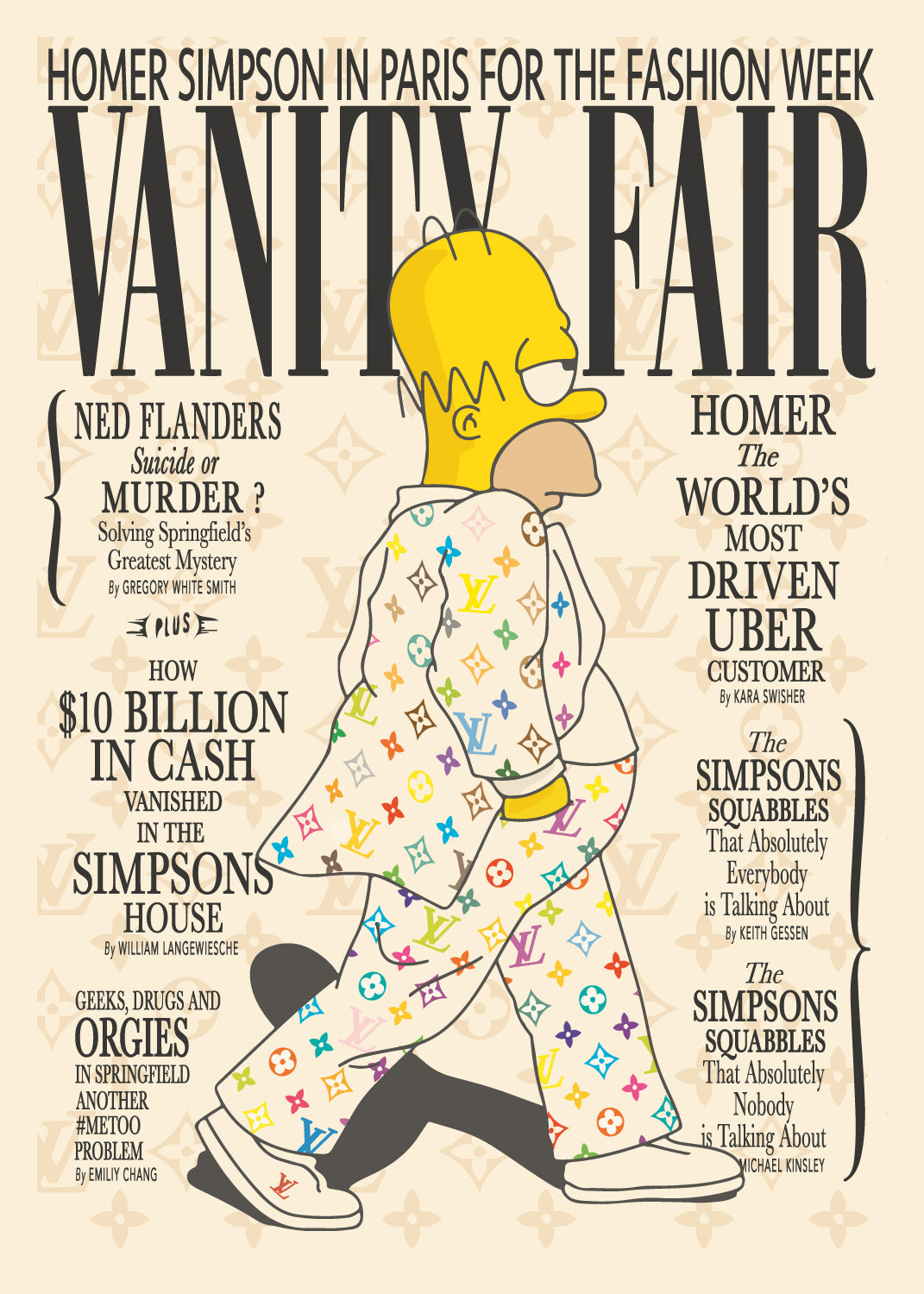 Homer's Fashion Week (Vanity Fair)