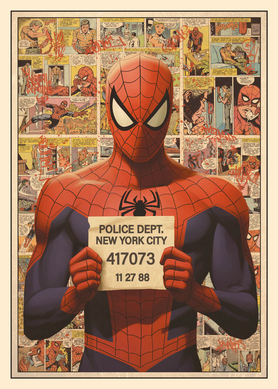 Spiderman Jail - Comic (Kobalt)