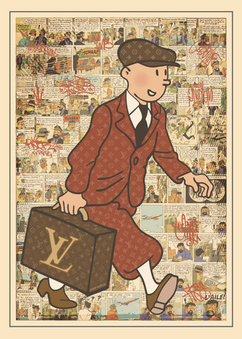 TinTin LV bag - Comic