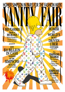 Homer's Fashion Week - Vanity Fair (yellow)