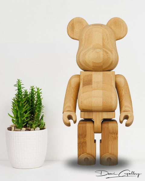 Karimoku Bamboo 400%-  Bearbrick