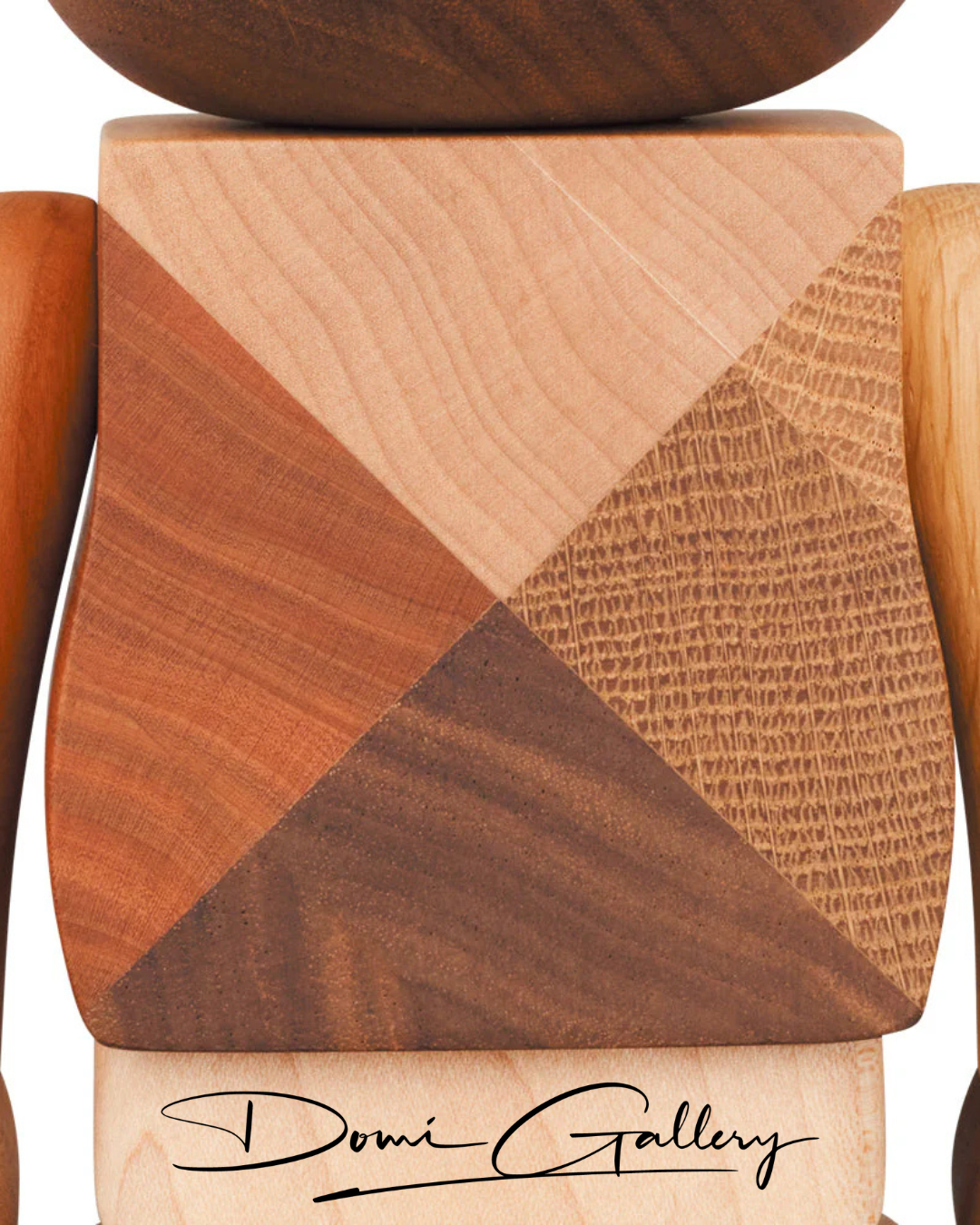 Karimoku  1/4 different types of wood 400% - Bearbrick