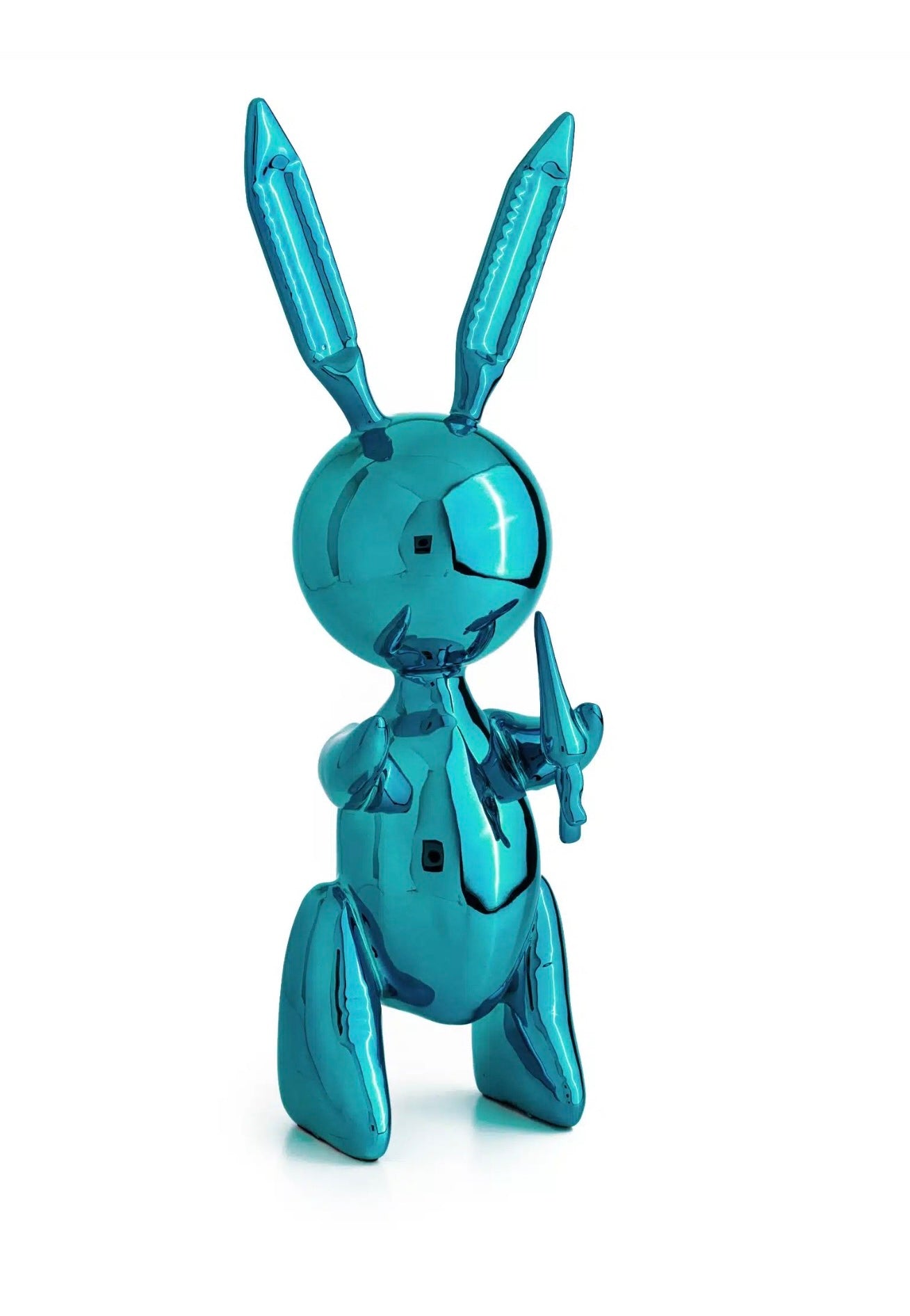 Balloon Rabbit XL Mint Blue - Jeff Koons