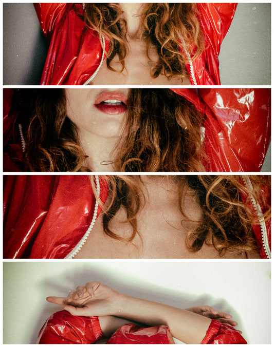 Red lady shoots