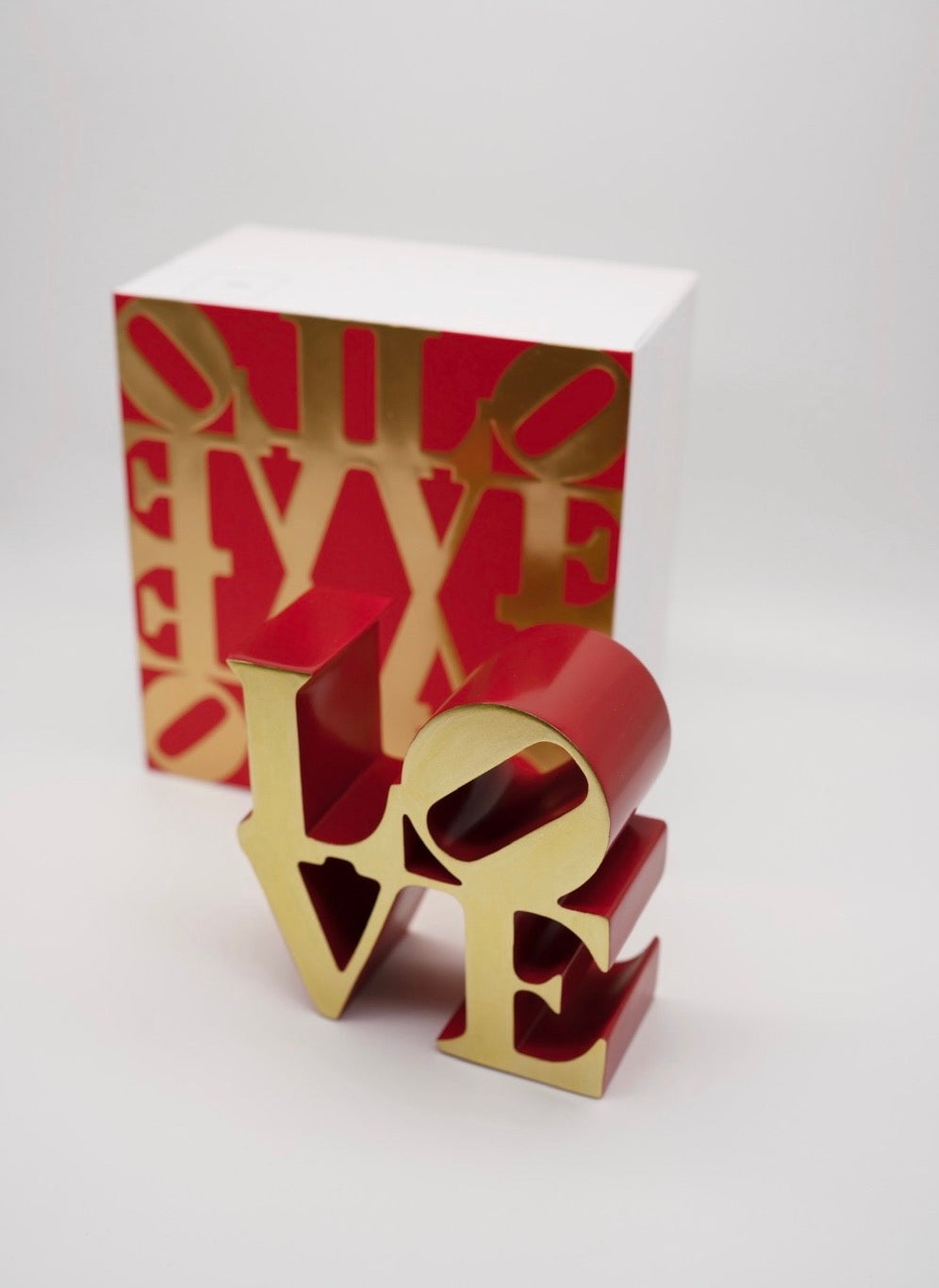 Classic Love (Red and Gold) - Robert Indiana