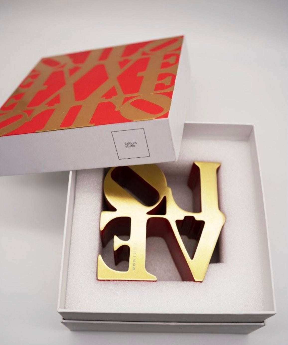 Classic Love (Red and Gold) - Robert Indiana