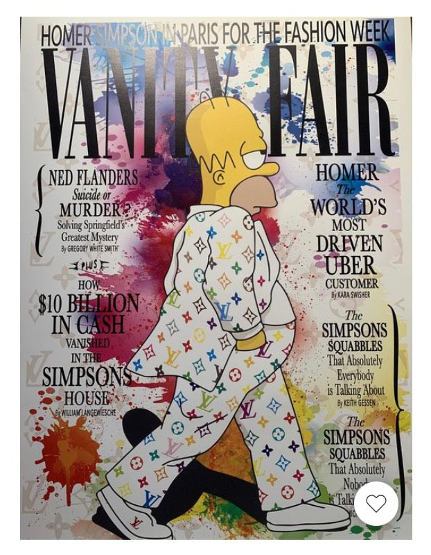 Homer's Fashion Week - Colors (Vanity Fair)