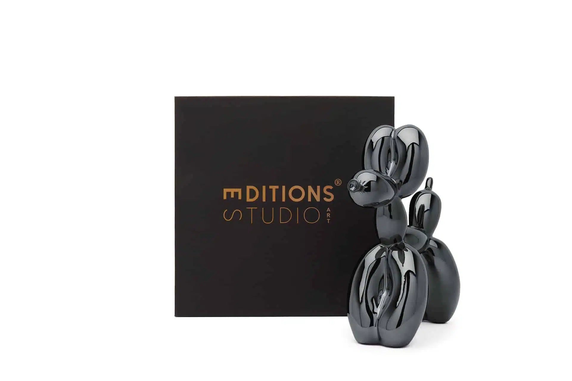 Balloon Dog L Graphite Black - Jeff Koons