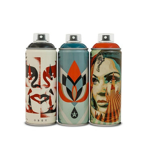 Spray Can Set Signed