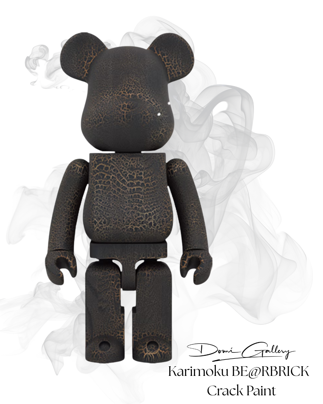 Karimoku Crack Paint - Bearbrick
