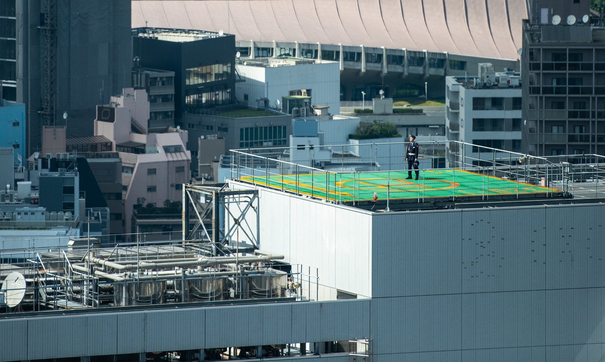 Policeman on the roof (Alone series)