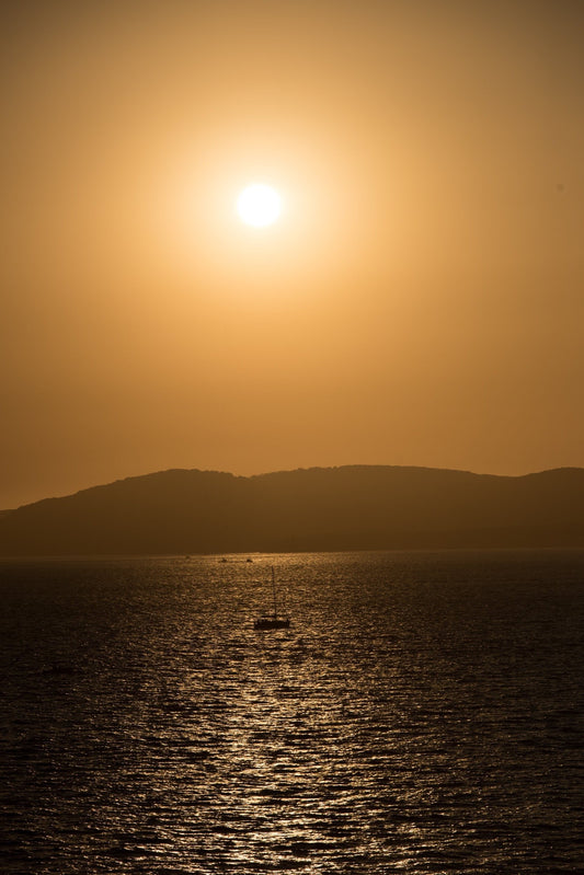 Tramonto nella baia di Alghero