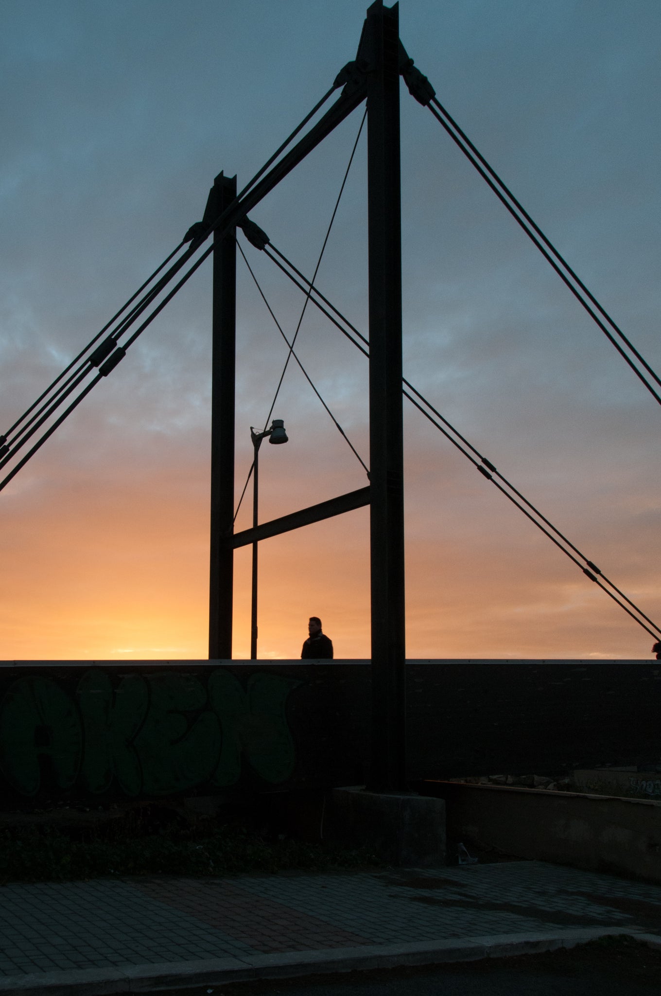 Tramonto sul ponte