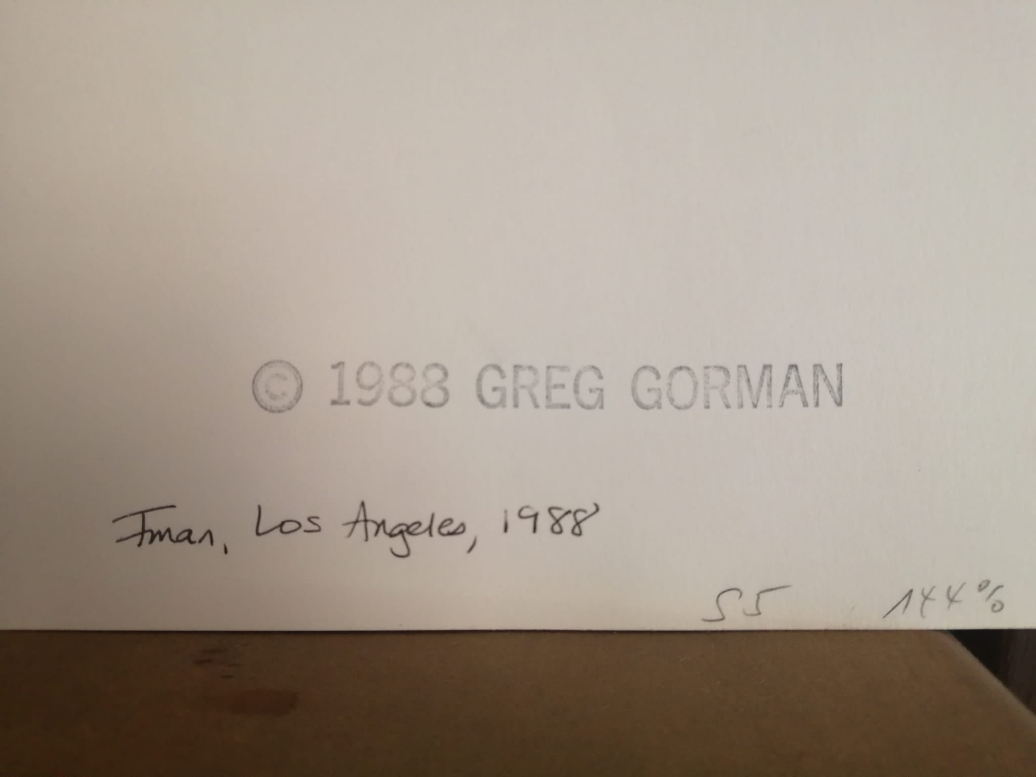 Iman, Los Angeles - Greg Gorman