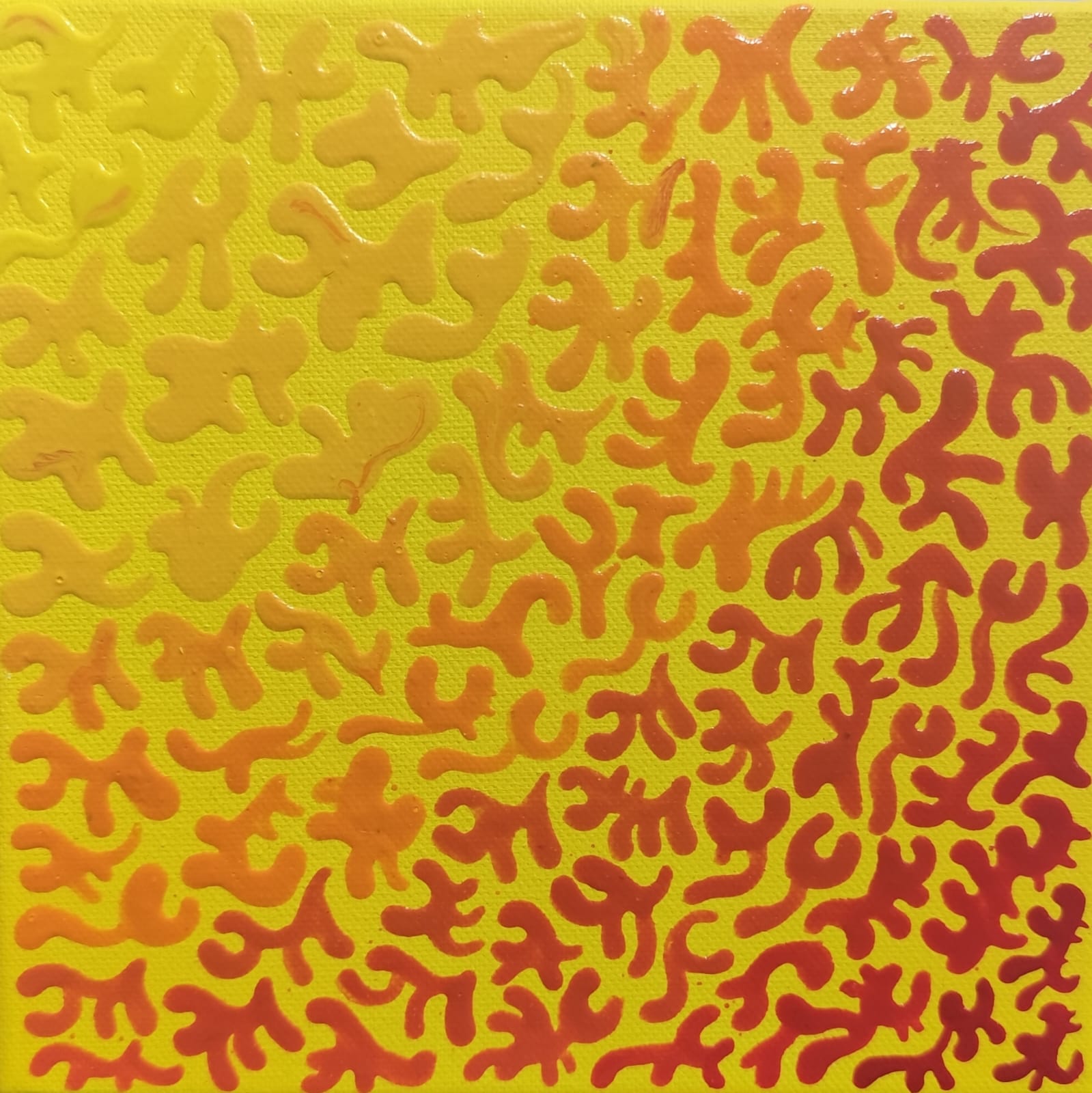 Piccolo Biomorfismo giallo - Magà