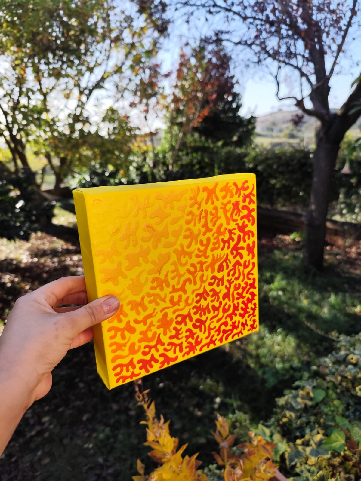 Piccolo Biomorfismo giallo - Magà