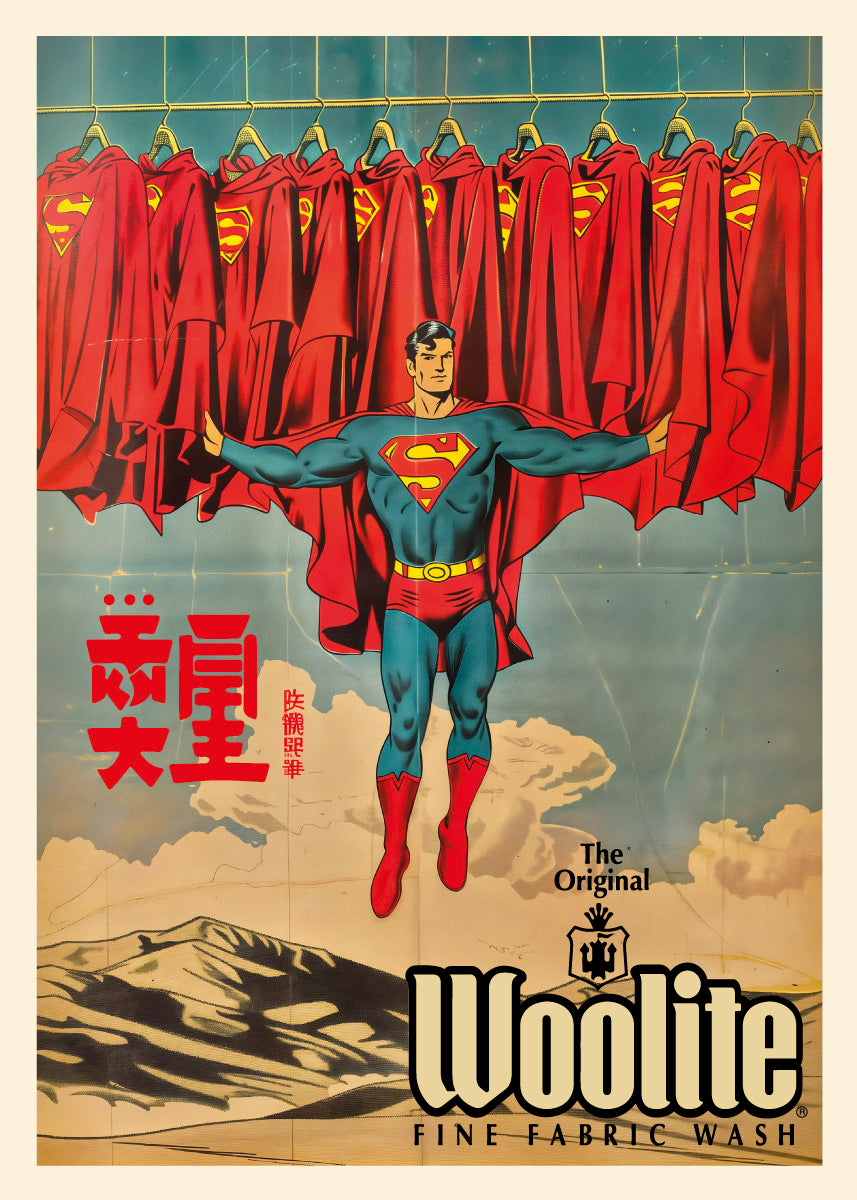 Superman Woolite (Kobalt)