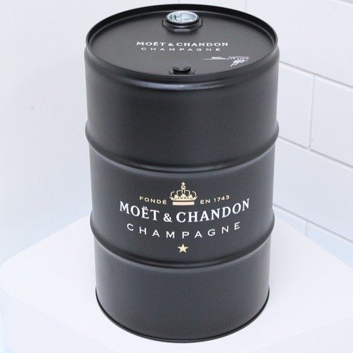 Moet & Chandon Barrel Metal Sculpture