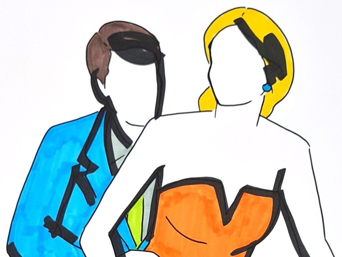 Senza Titolo (ragazzi in vespa) - Marco Lodola