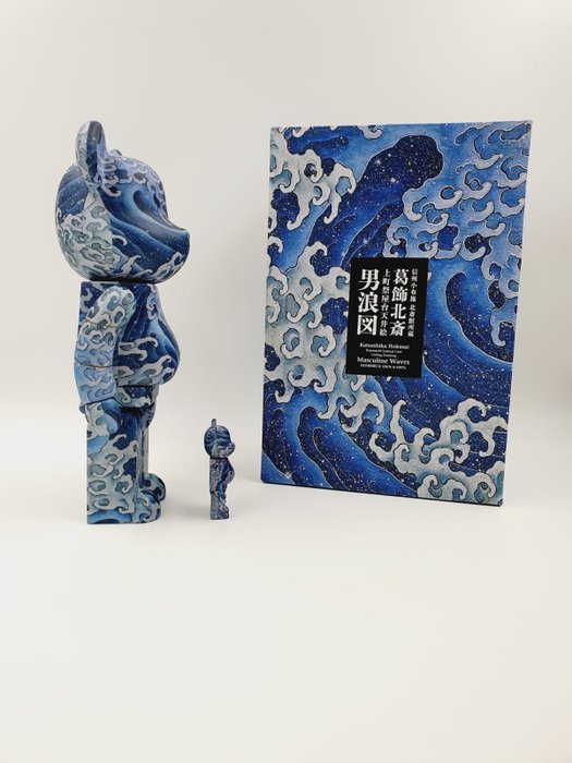Katsushika Hokusai "Angry Waves" Onami - Bearbrick