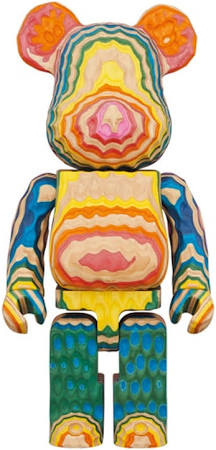 Fragment Wood Mosaic - Bearbrick