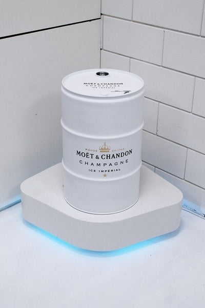 Moet & Chandon Ice Imperial Barrel Metal Sculpture