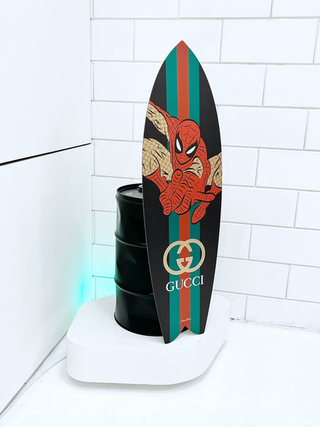 Gucci x Spiderman Surfboard