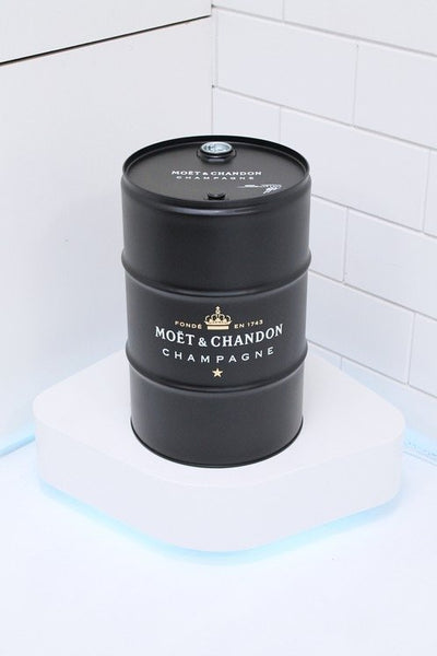 Moet & Chandon Barrel Metal Sculpture