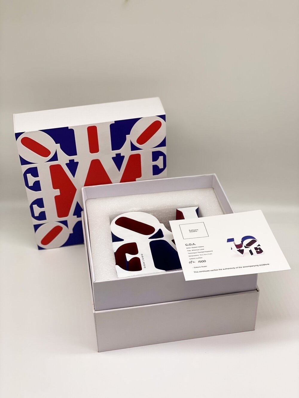 Classic Love (Blue, red, white) - Robert Indiana