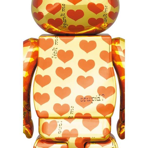 Amplifier gold heart -  Bearbrick