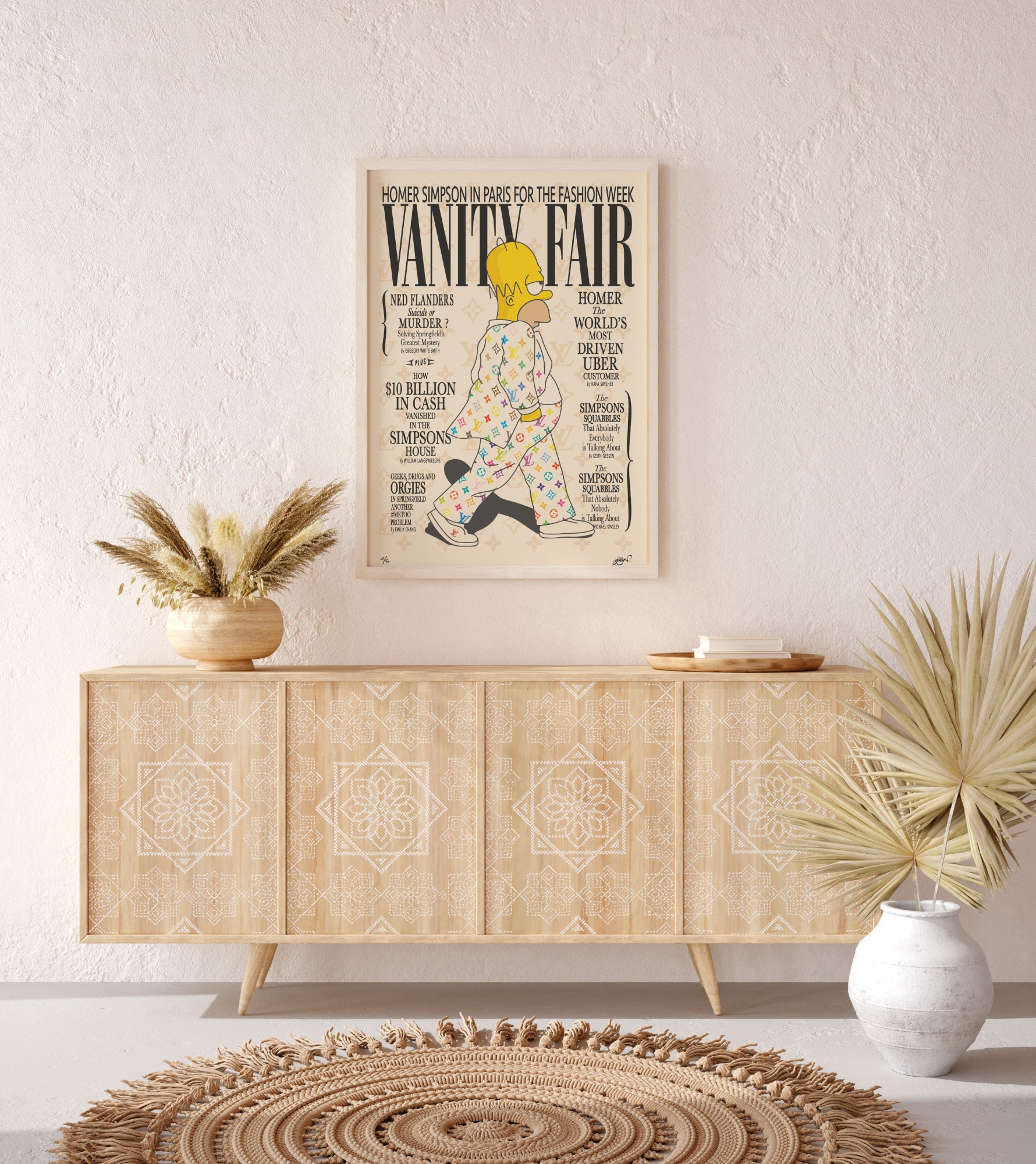 Homer's Fashion Week (Vanity Fair)