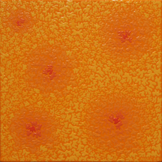 Autoritratto al microscopio in giallo - Magà (Manuela Galati)