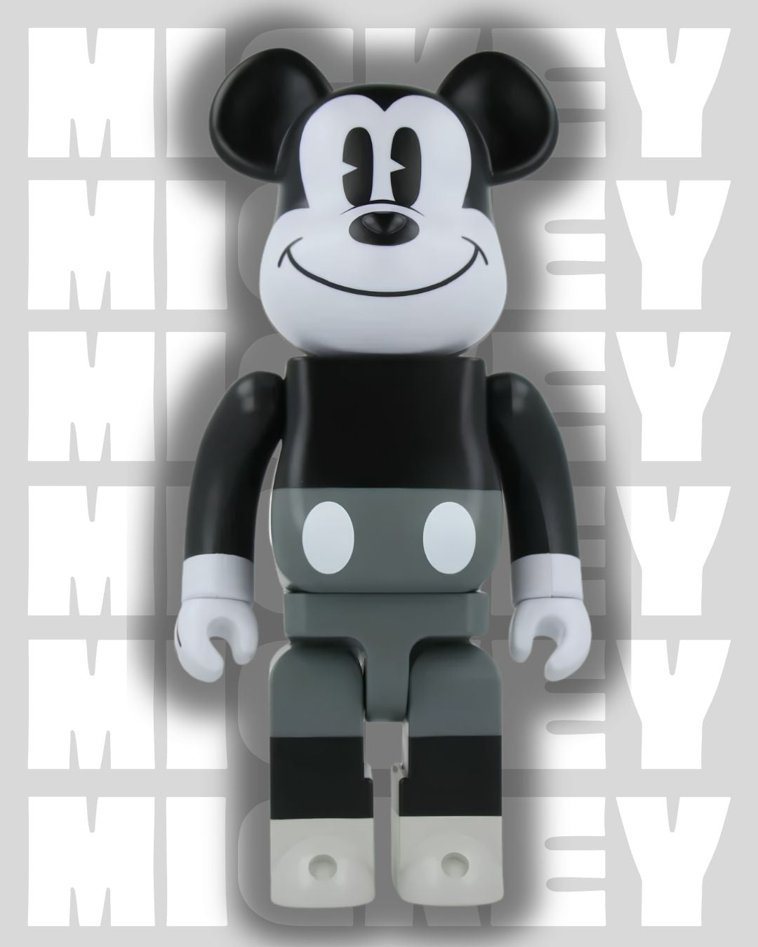 Mickey Mouse (Black & White) 400% - Bearbrick