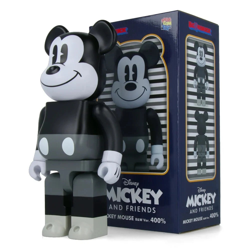 Mickey Mouse (Black & White) 400% - Bearbrick