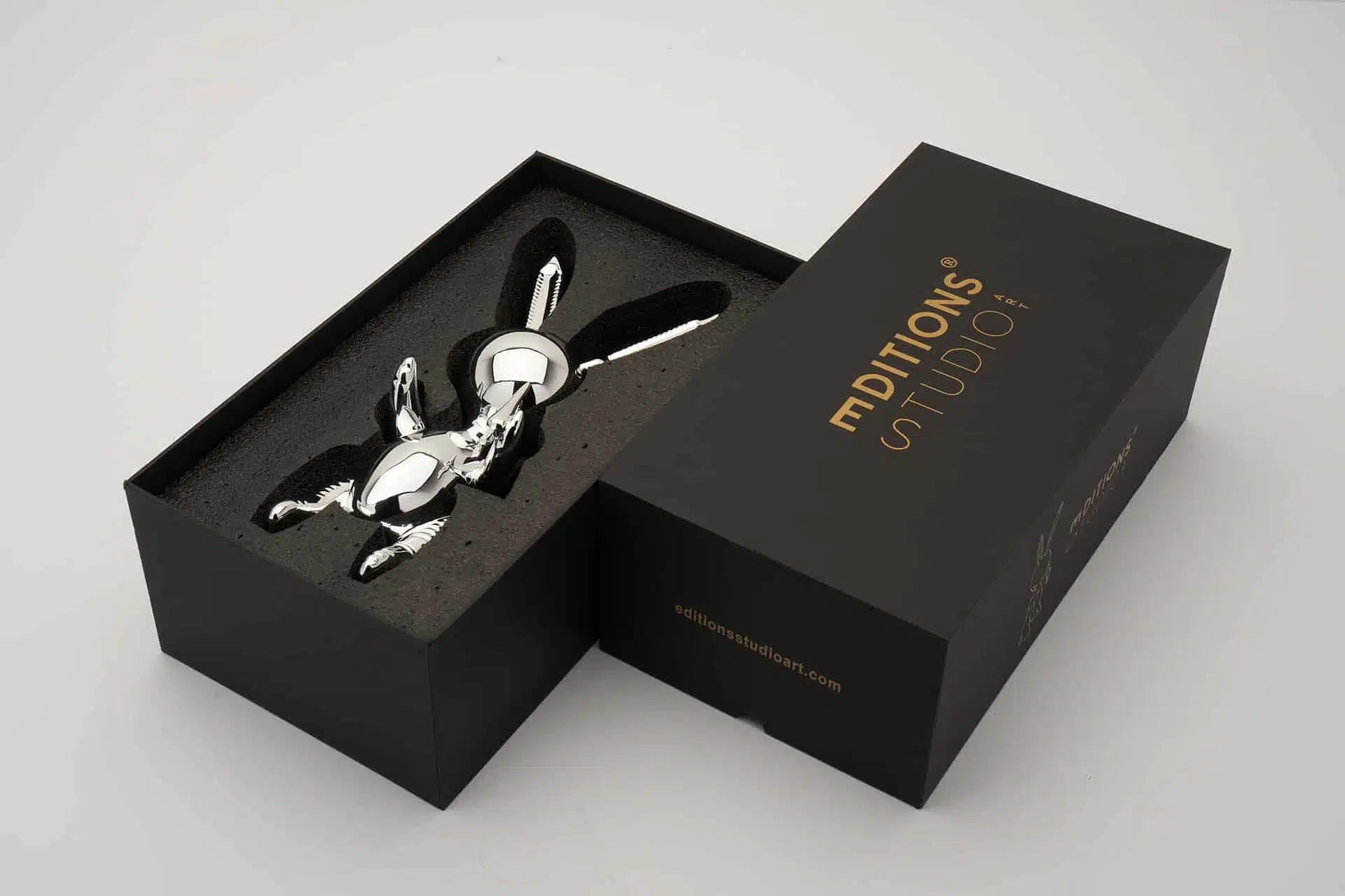 Balloon Rabbit XL Silver - Jeff Koons