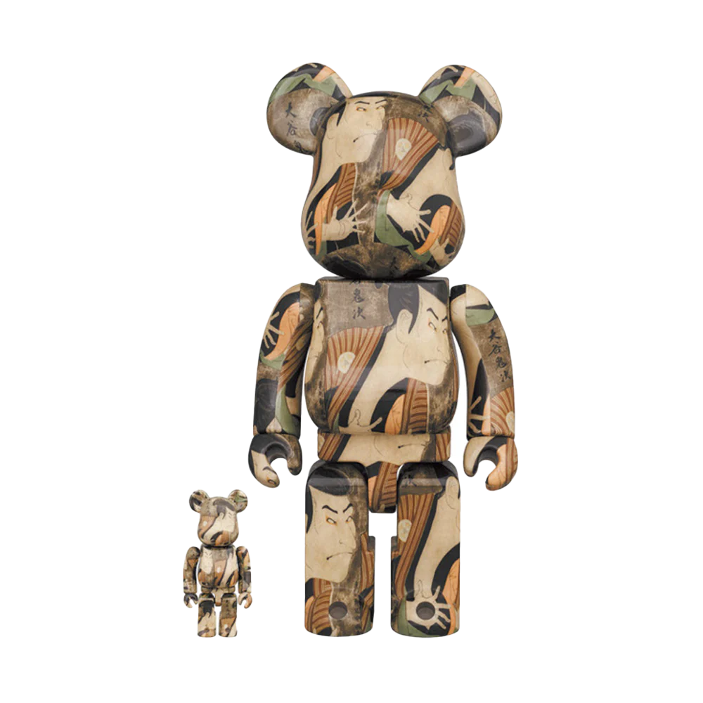 Medicom Toy Be@rbrick - Toshusai Sharaku Otani 400% & 100%